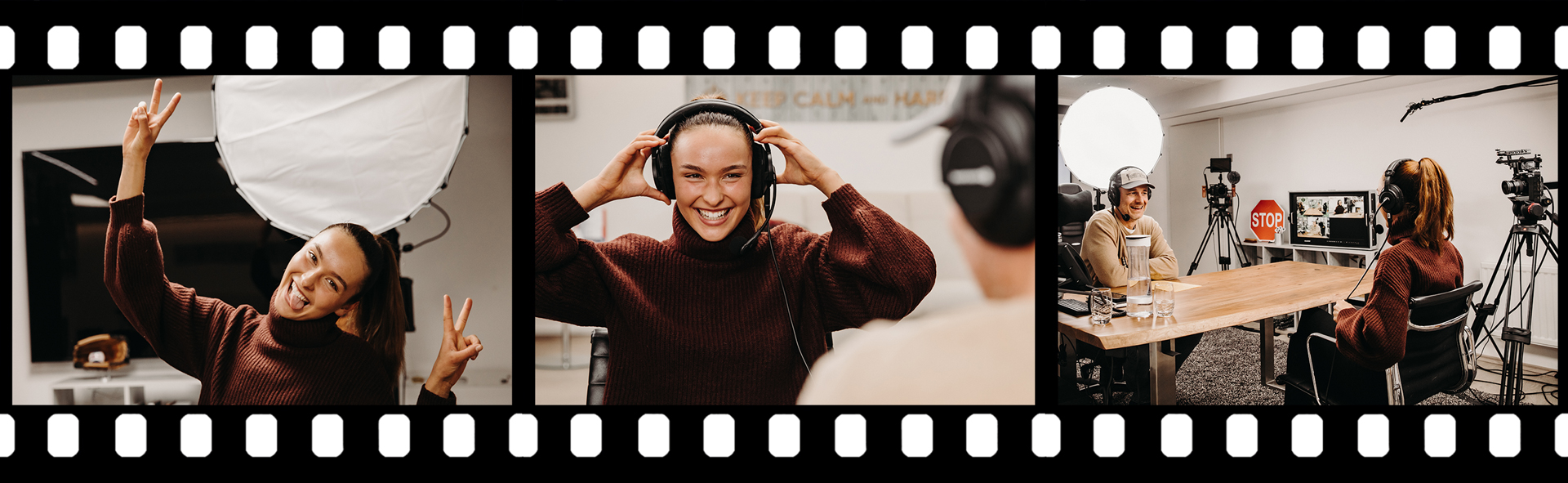 GNTM 2020-Siegerin Jacky Wruck beim Podcast "Performance gewinnt!" mit Harald Dobmayer